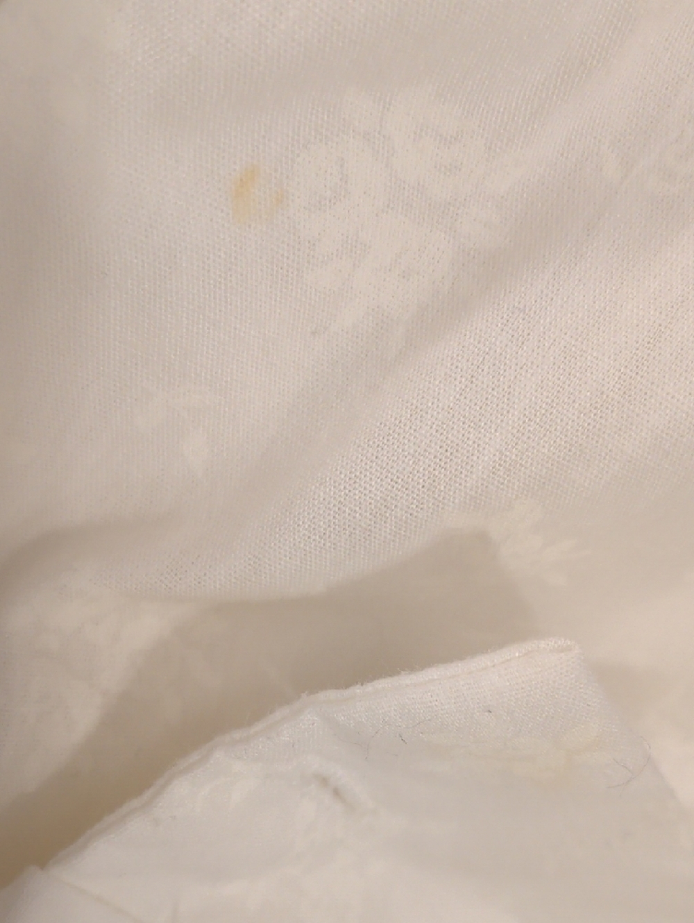 Vintage Classic White Lace Trim Midi Dress Feminine Drop Waist & Puff Sleeves - Picture 13 of 13
